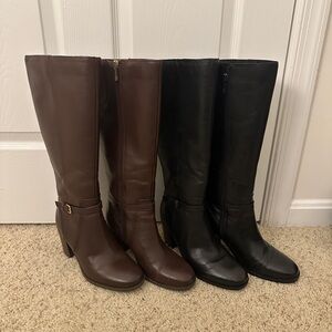 2 pairs of Easy Spirit Imani Block Heel Boots